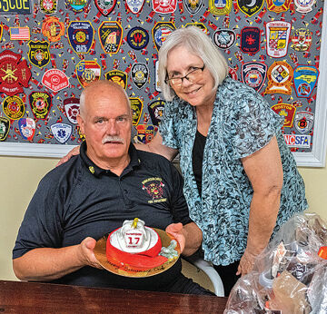 Bidding farewell to the chief
